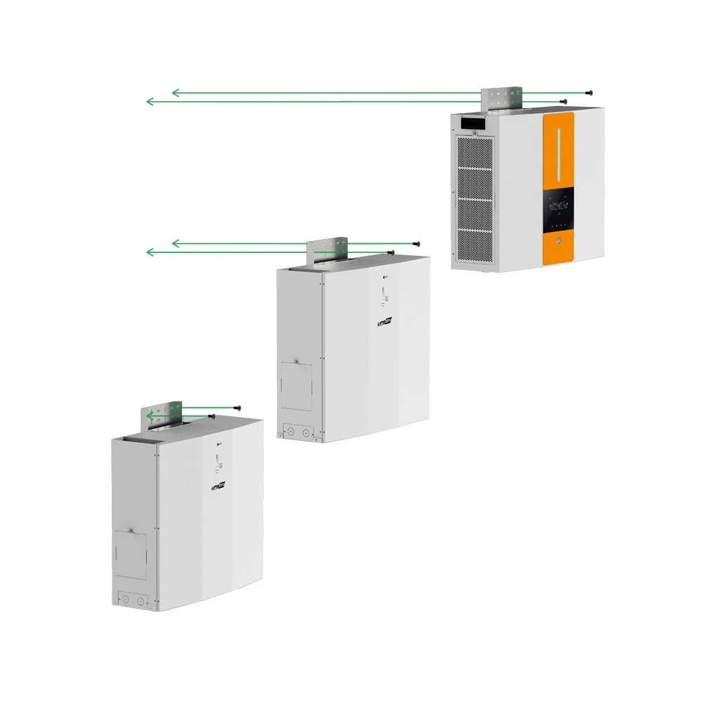 Solar Energy Storage System Combined 5.5kw Hybrid Solar Inverter and 10kwh ~40kwh Lithium Battery / LiFePO4 Battery Pack All in One